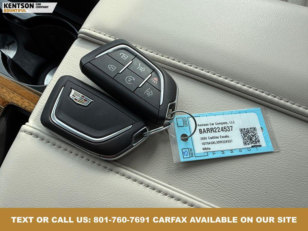 used 2024 Cadillac Escalade car, priced at $91,950