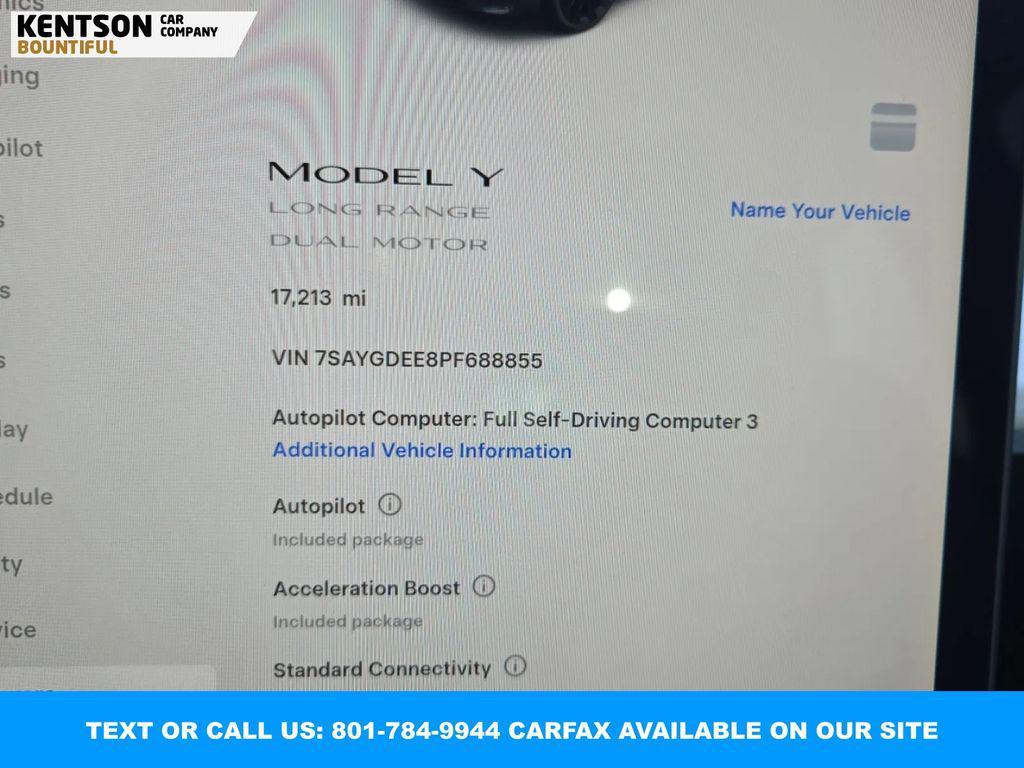 used 2023 Tesla Model Y car, priced at $34,950