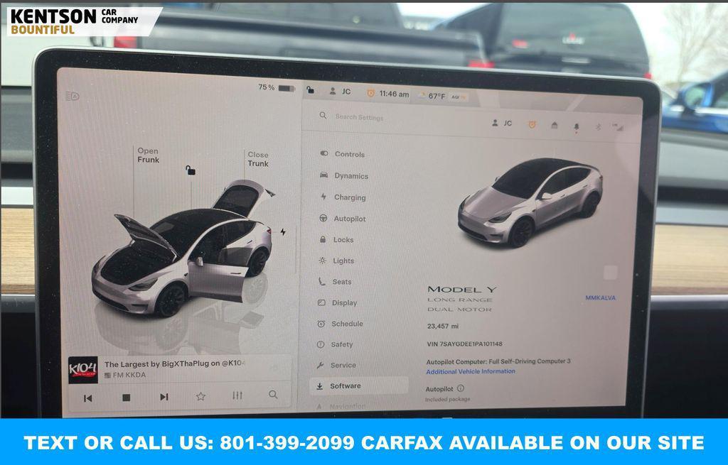 used 2023 Tesla Model Y car, priced at $33,650