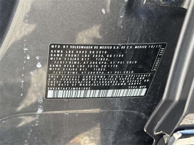 used 2018 Volkswagen Tiguan car, priced at $15,876