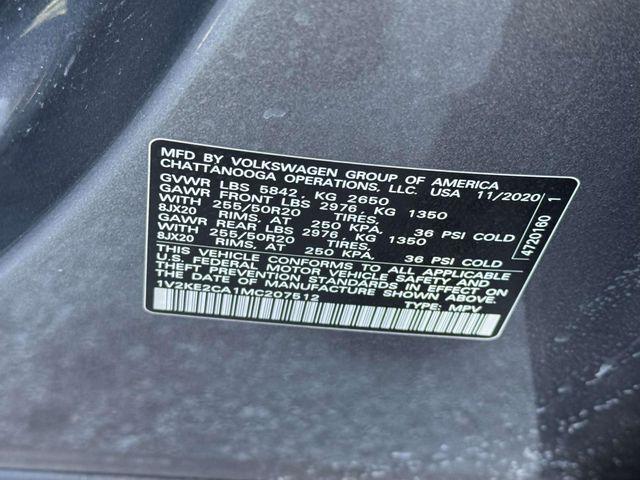 used 2021 Volkswagen Atlas Cross Sport car, priced at $21,940