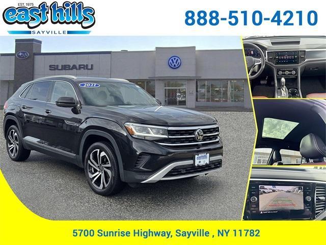 used 2021 Volkswagen Atlas Cross Sport car, priced at $21,452