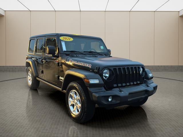 used 2021 Jeep Wrangler Unlimited car, priced at $26,194