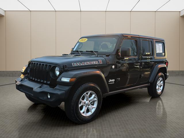 used 2021 Jeep Wrangler Unlimited car, priced at $26,194
