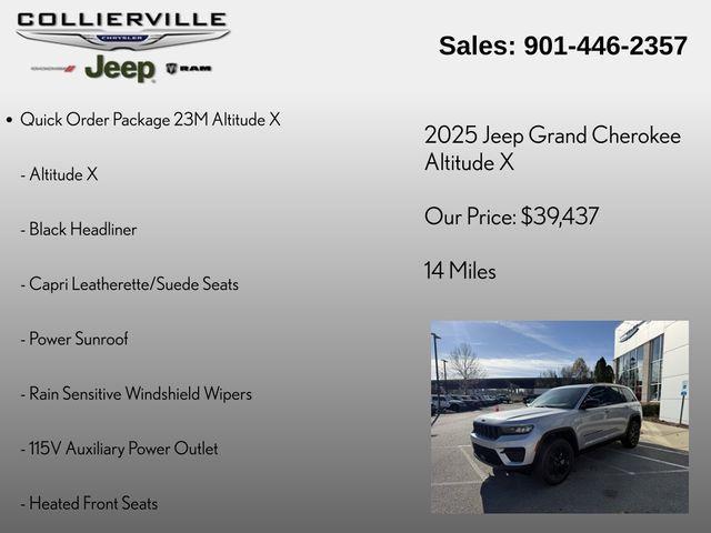 new 2025 Jeep Grand Cherokee car, priced at $41,687