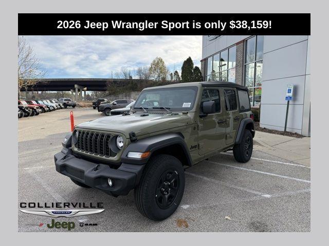 new 2026 Jeep Wrangler car, priced at $38,159