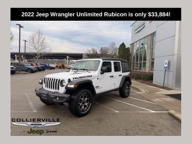 used 2022 Jeep Wrangler Unlimited car, priced at $33,884