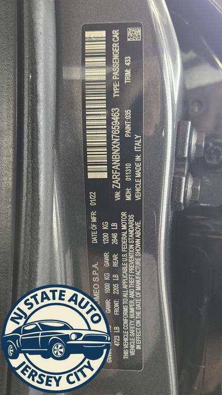 used 2022 Alfa Romeo Giulia car, priced at $17,150