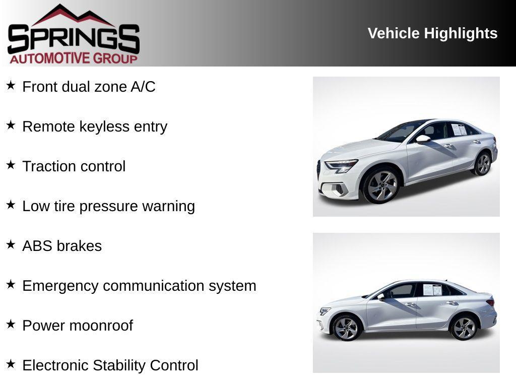 used 2024 Audi A3 car, priced at $21,999