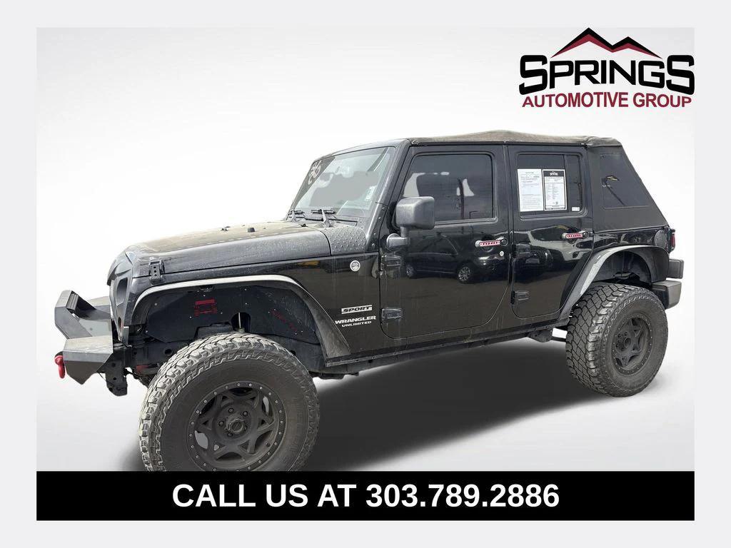 used 2013 Jeep Wrangler Unlimited car, priced at $11,399