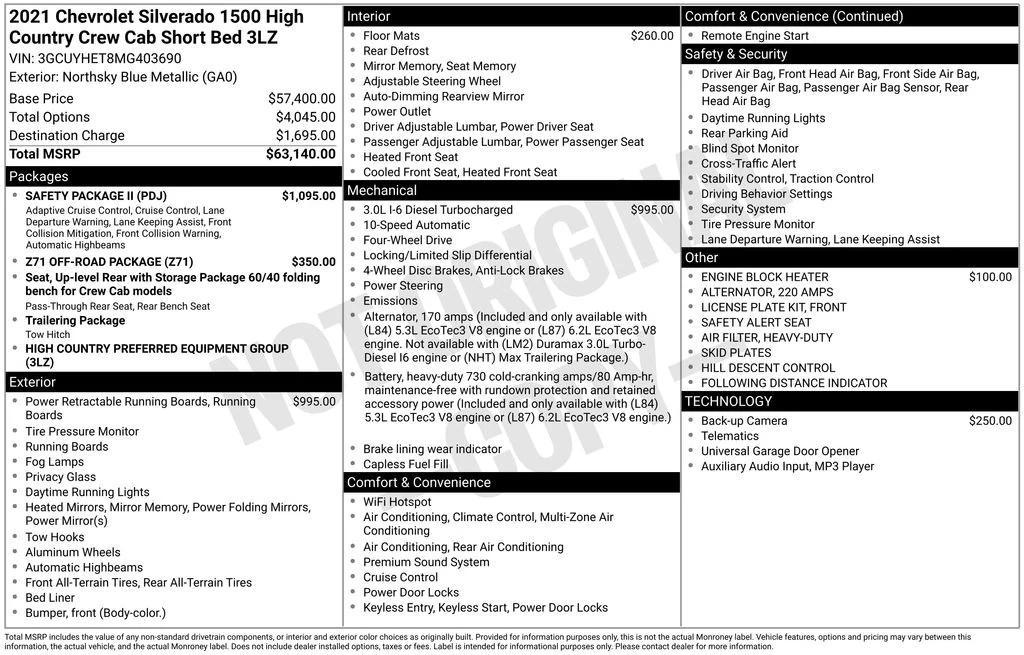 used 2021 Chevrolet Silverado 1500 car, priced at $41,994