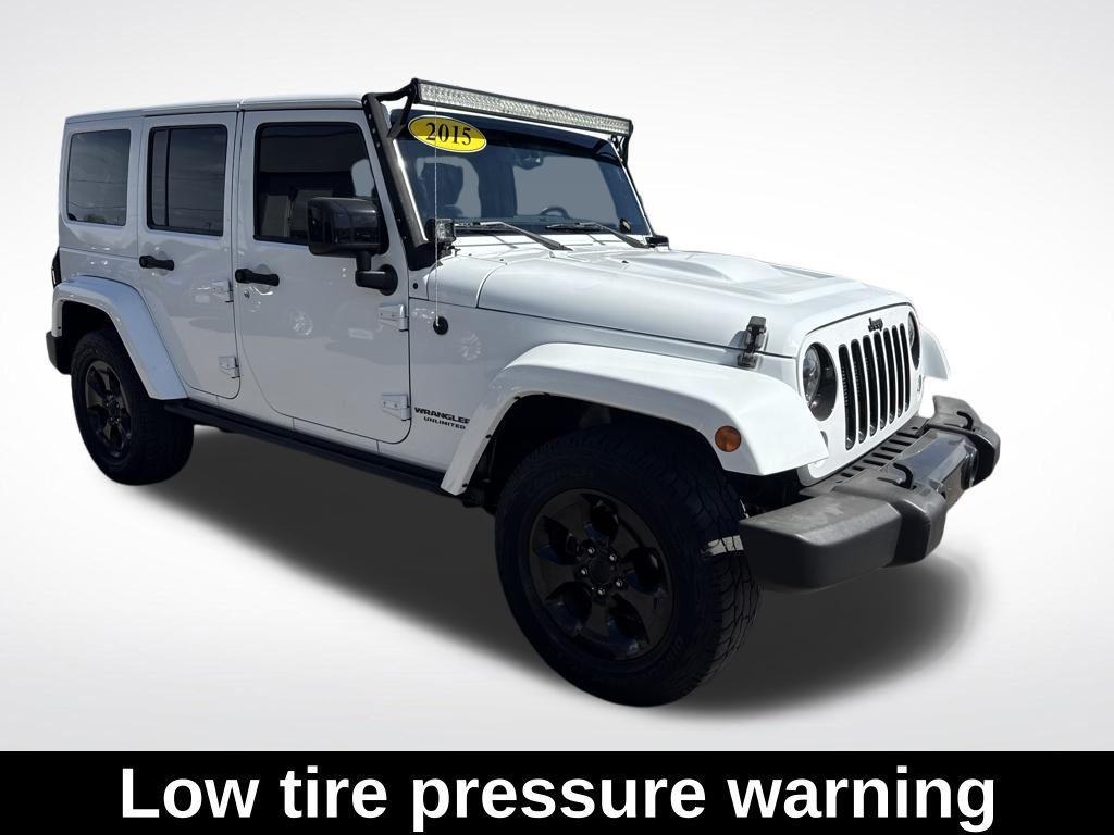 used 2015 Jeep Wrangler Unlimited car, priced at $18,496