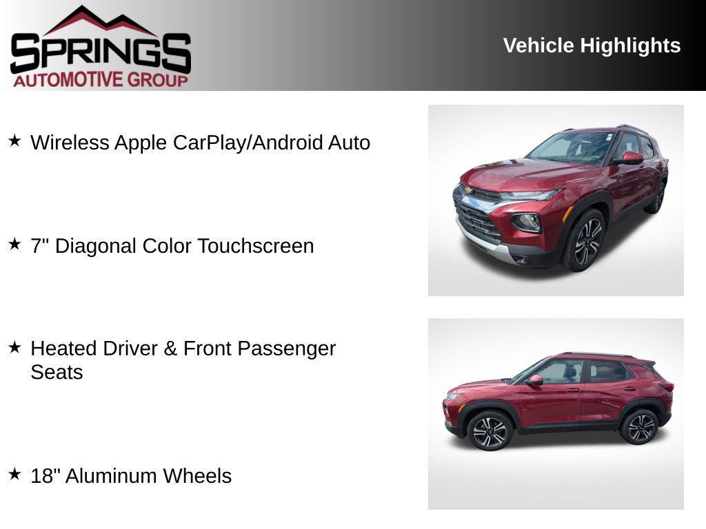 used 2023 Chevrolet TrailBlazer car, priced at $22,556