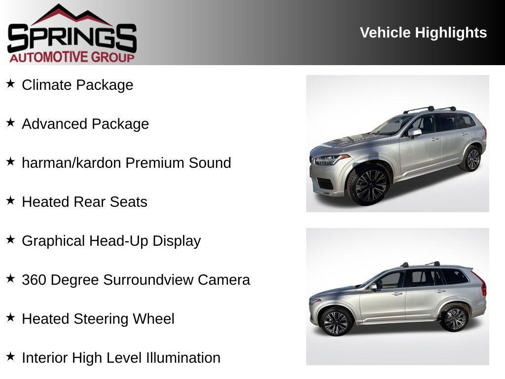 used 2021 Volvo XC90 car, priced at $28,998