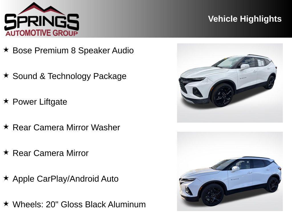 used 2022 Chevrolet Blazer car, priced at $23,797