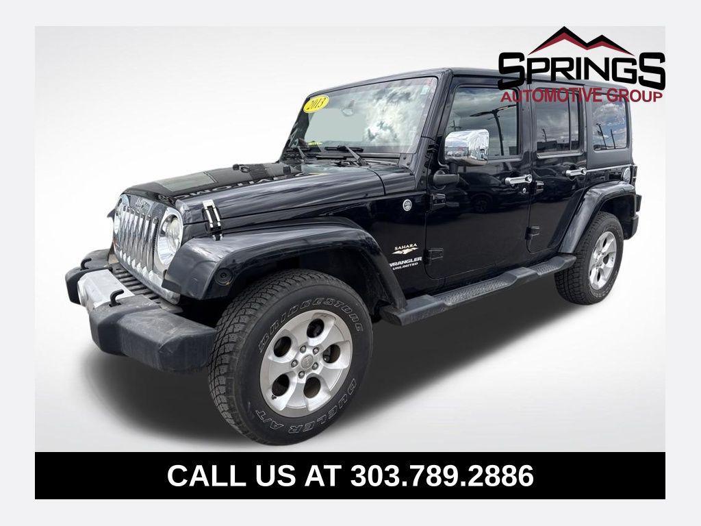 used 2013 Jeep Wrangler Unlimited car, priced at $18,798