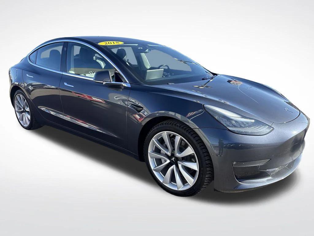 used 2018 Tesla Model 3 car, priced at $21,499