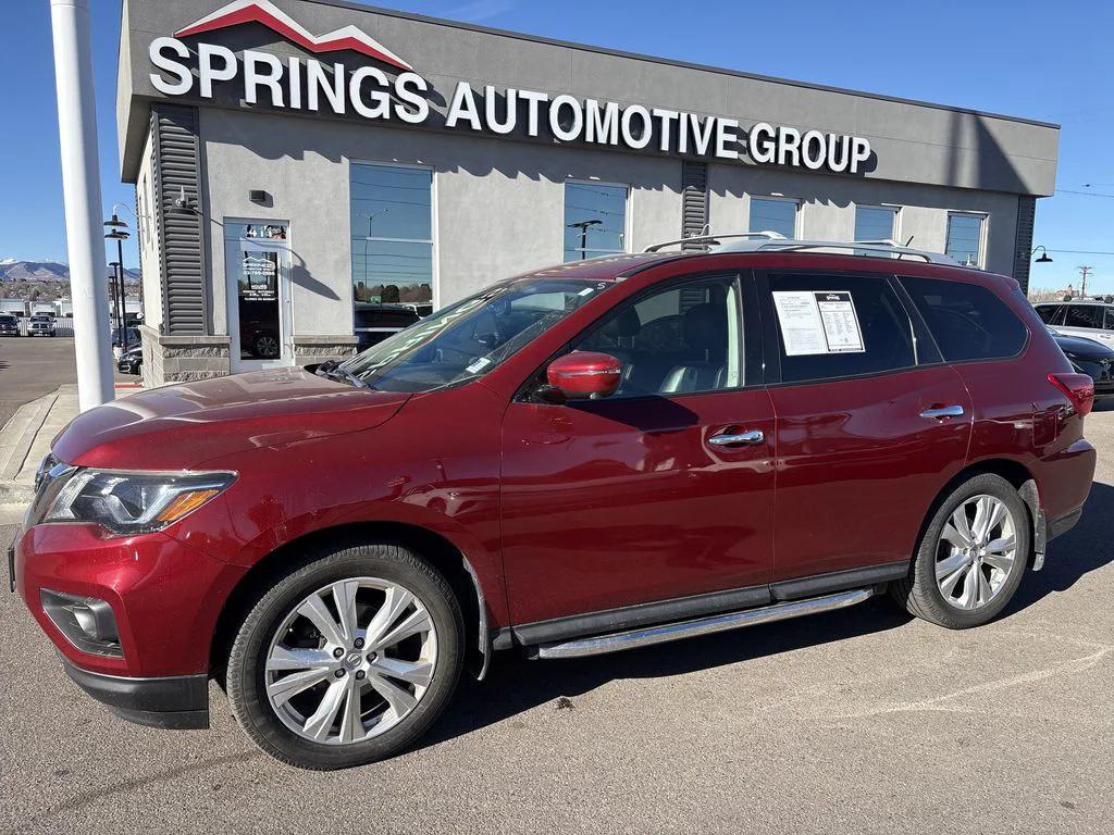 used 2018 Nissan Pathfinder car, priced at $19,399