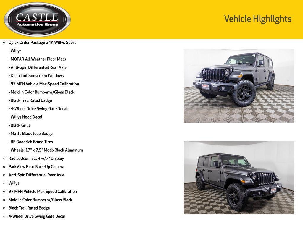 used 2022 Jeep Wrangler Unlimited car, priced at $30,000