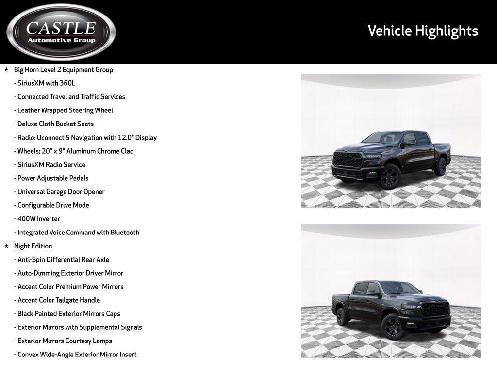 new 2026 Ram 1500 car, priced at $50,224