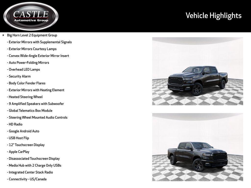 new 2026 Ram 1500 car, priced at $50,224