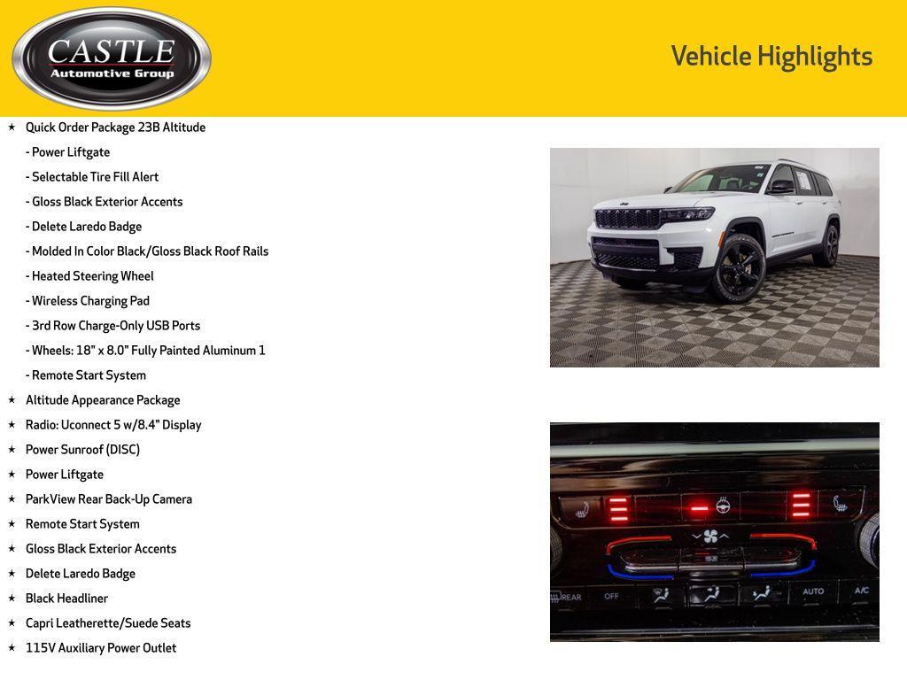 used 2023 Jeep Grand Cherokee L car, priced at $31,577