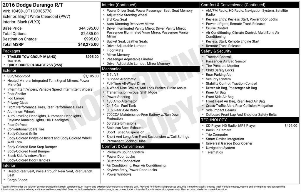 used 2016 Dodge Durango car, priced at $22,677