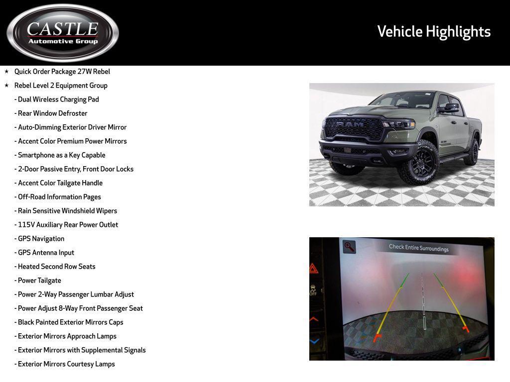 new 2026 Ram 1500 car, priced at $65,941
