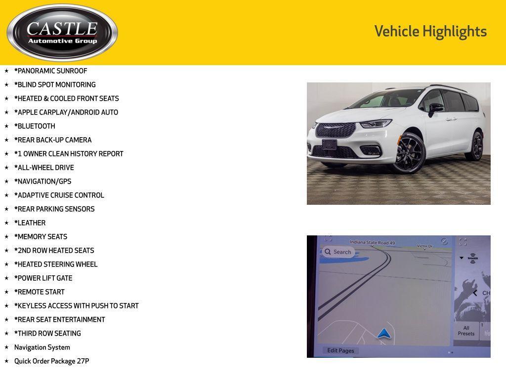 used 2023 Chrysler Pacifica car, priced at $40,477