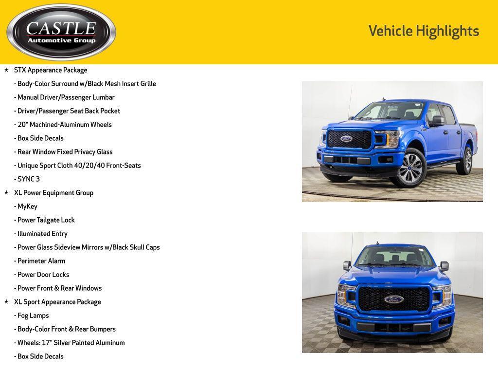 used 2020 Ford F-150 car, priced at $27,177