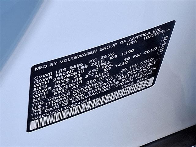 new 2026 Volkswagen Atlas car, priced at $46,777