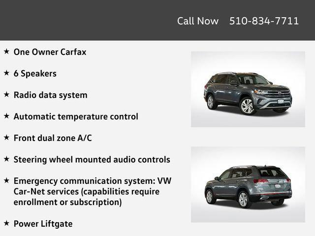 used 2021 Volkswagen Atlas car, priced at $18,995