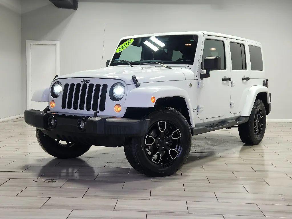 used 2018 Jeep Wrangler JK Unlimited car, priced at $17,997