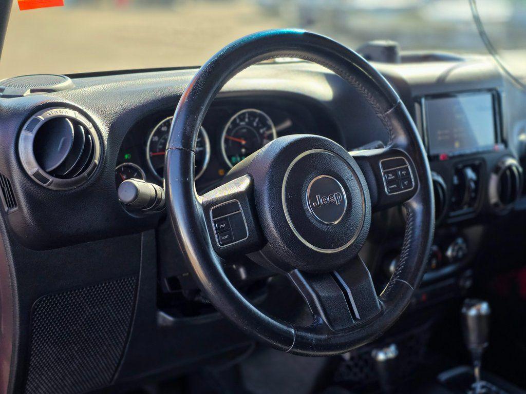 used 2015 Jeep Wrangler Unlimited car, priced at $17,500