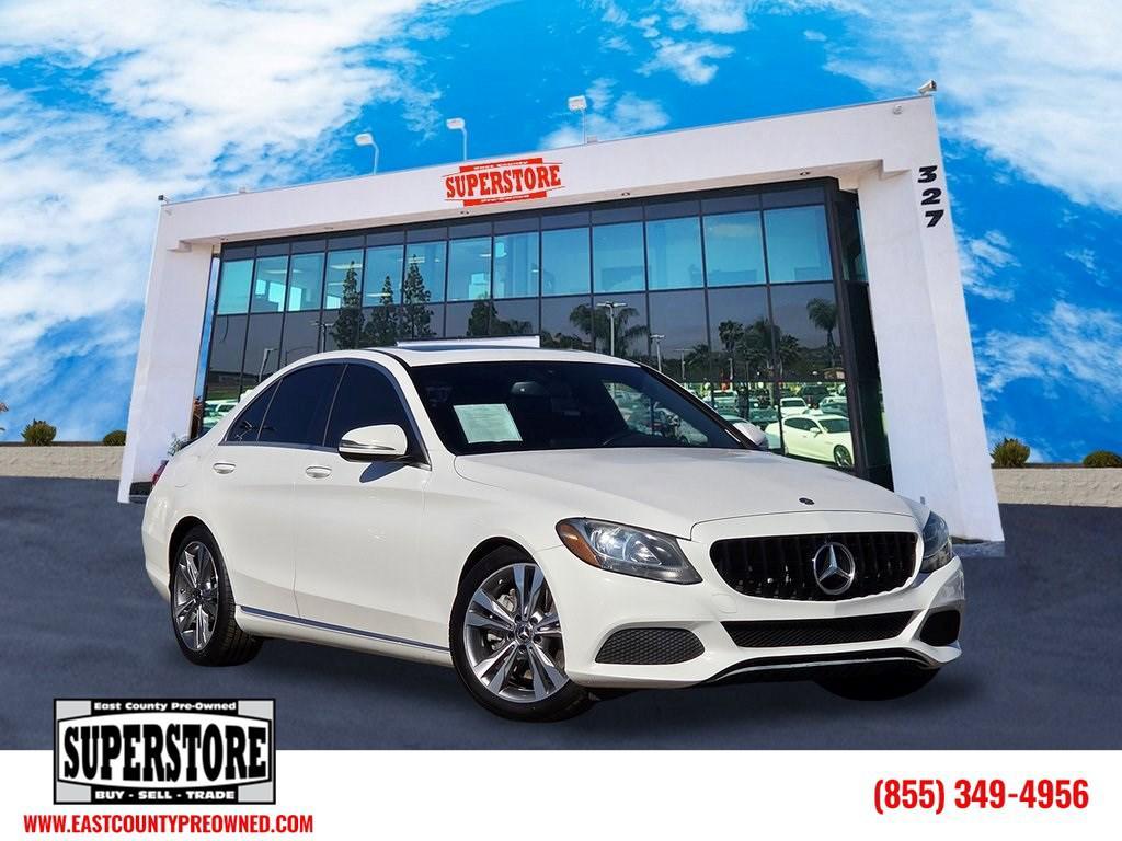 used 2018 Mercedes-Benz C-Class car, priced at $17,888