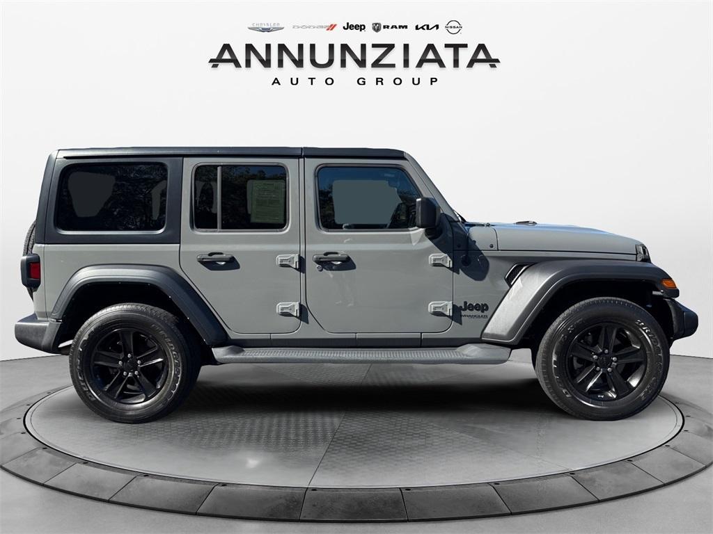 used 2022 Jeep Wrangler Unlimited car, priced at $27,399
