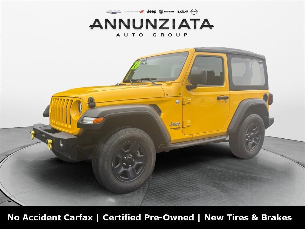used 2020 Jeep Wrangler car, priced at $22,399