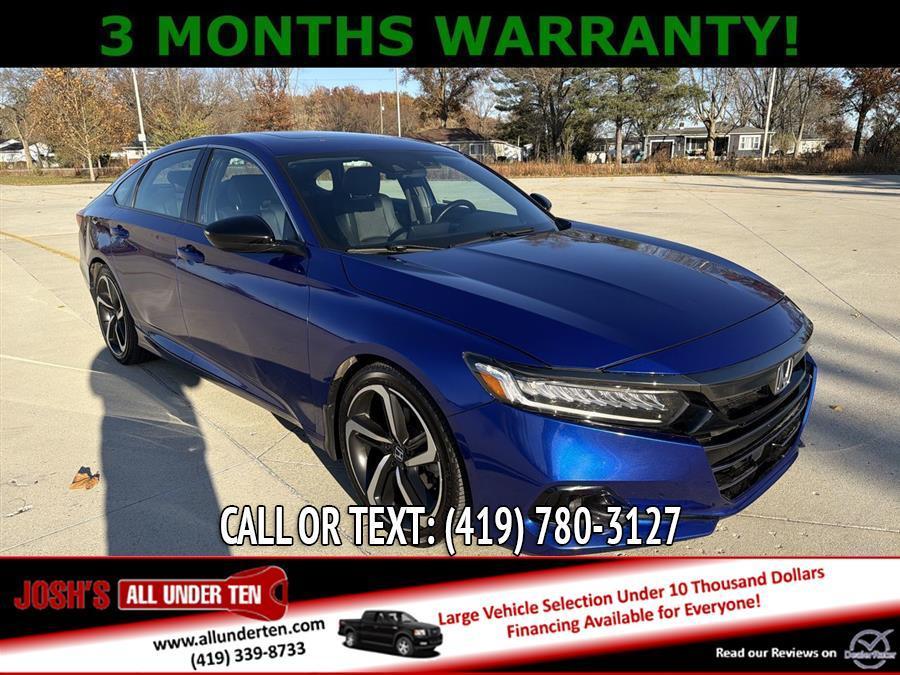 used 2022 Honda Accord car, priced at $21,000