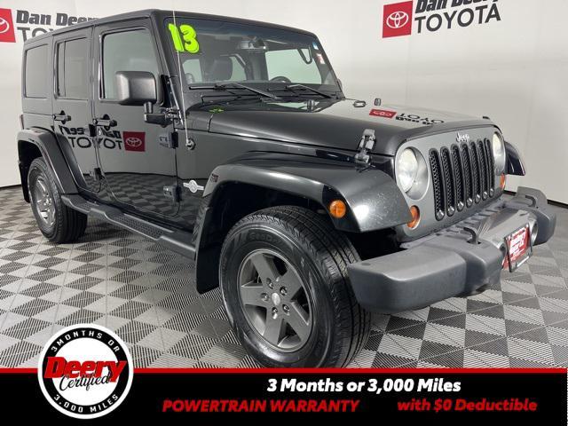 used 2013 Jeep Wrangler Unlimited car, priced at $15,116