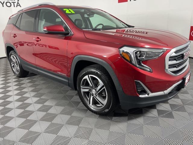 used 2021 GMC Terrain car, priced at $17,035