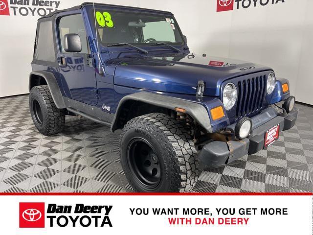 used 2003 Jeep Wrangler car, priced at $9,000