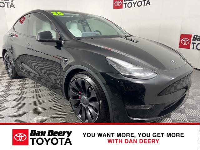 used 2020 Tesla Model Y car, priced at $25,927
