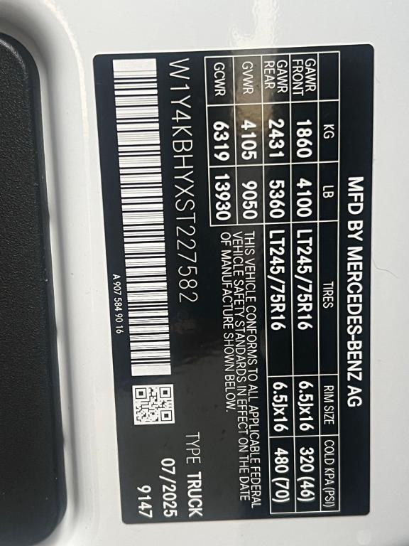 used 2025 Mercedes-Benz Sprinter 2500 car