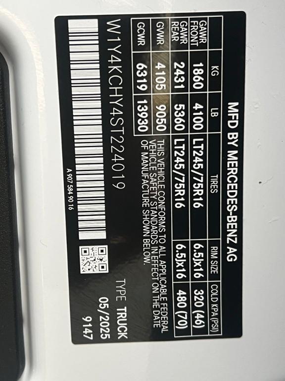 used 2025 Mercedes-Benz Sprinter 2500 car, priced at $55,574