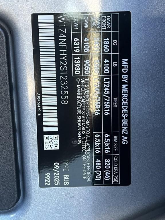 new 2025 Mercedes-Benz Sprinter 2500 car, priced at $75,331