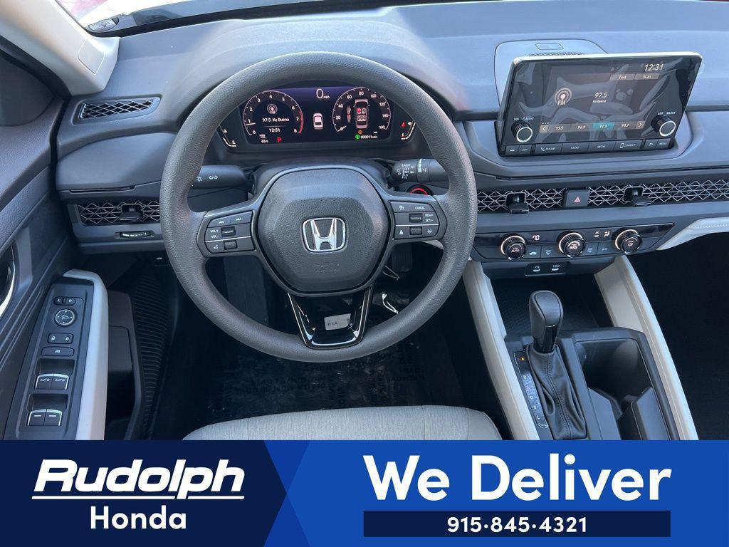 new 2025 Honda Accord car, priced at $29,945