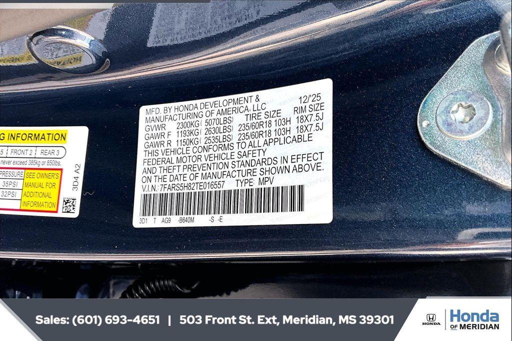 new 2026 Honda CR-V Hybrid car, priced at $38,161