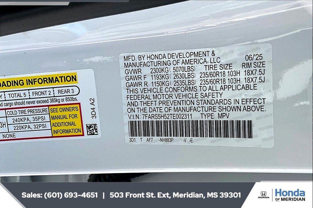 new 2026 Honda CR-V Hybrid car, priced at $35,782