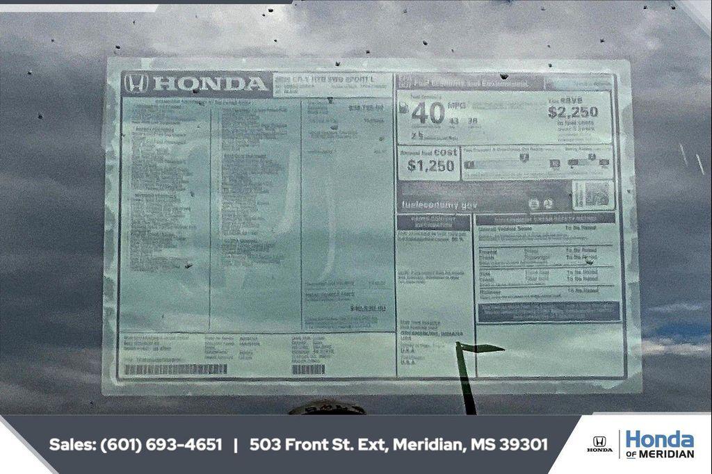 new 2026 Honda CR-V Hybrid car, priced at $38,592