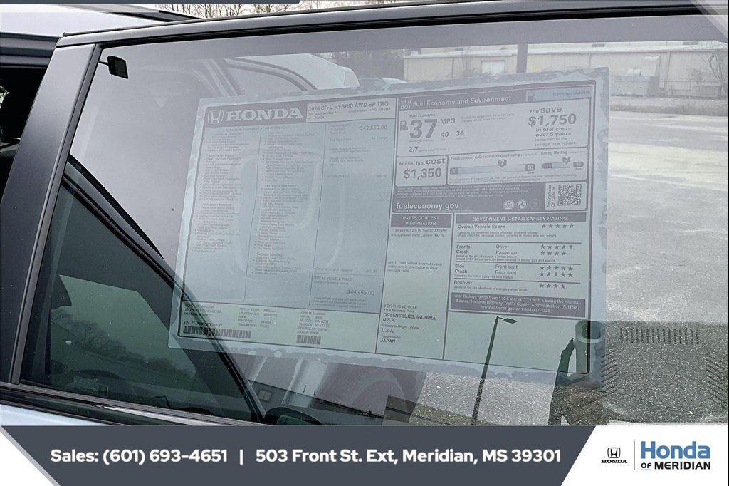 new 2026 Honda CR-V Hybrid car, priced at $41,367